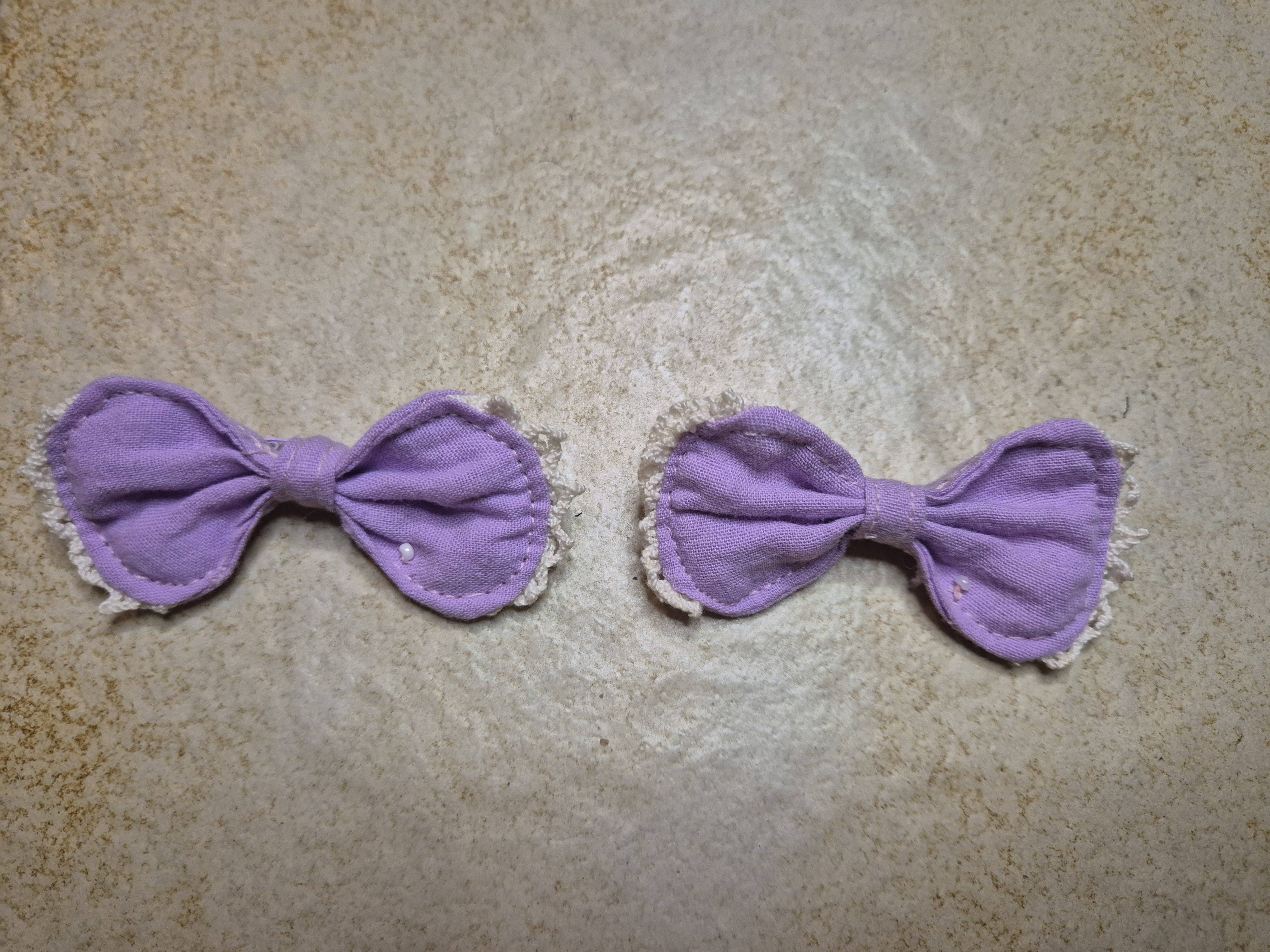 Lot de 2 mini noeuds Douceur Sucrée Poly - Image 1